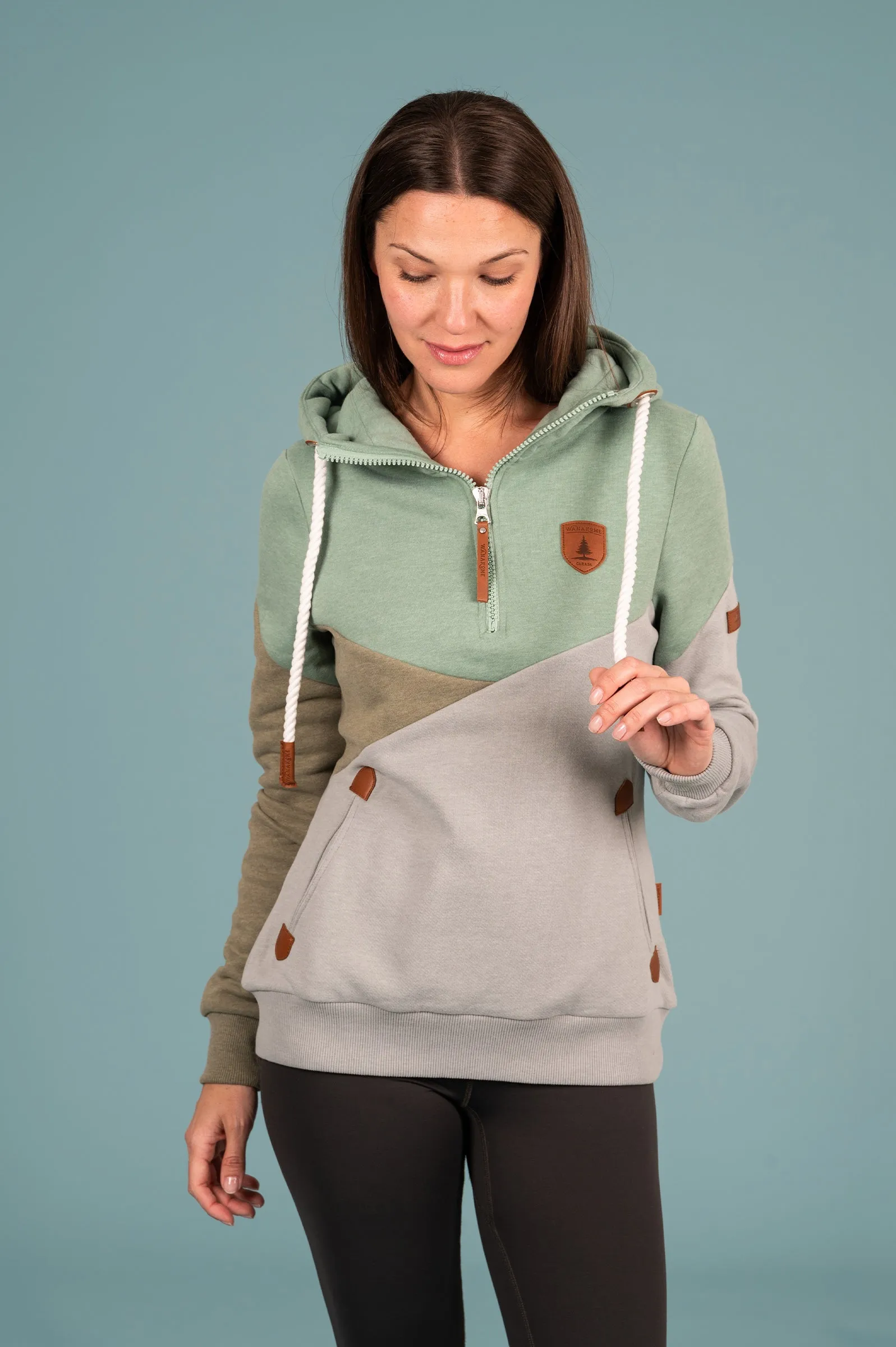 Roxy Surplus2 Mix Half-Zip Hoodie