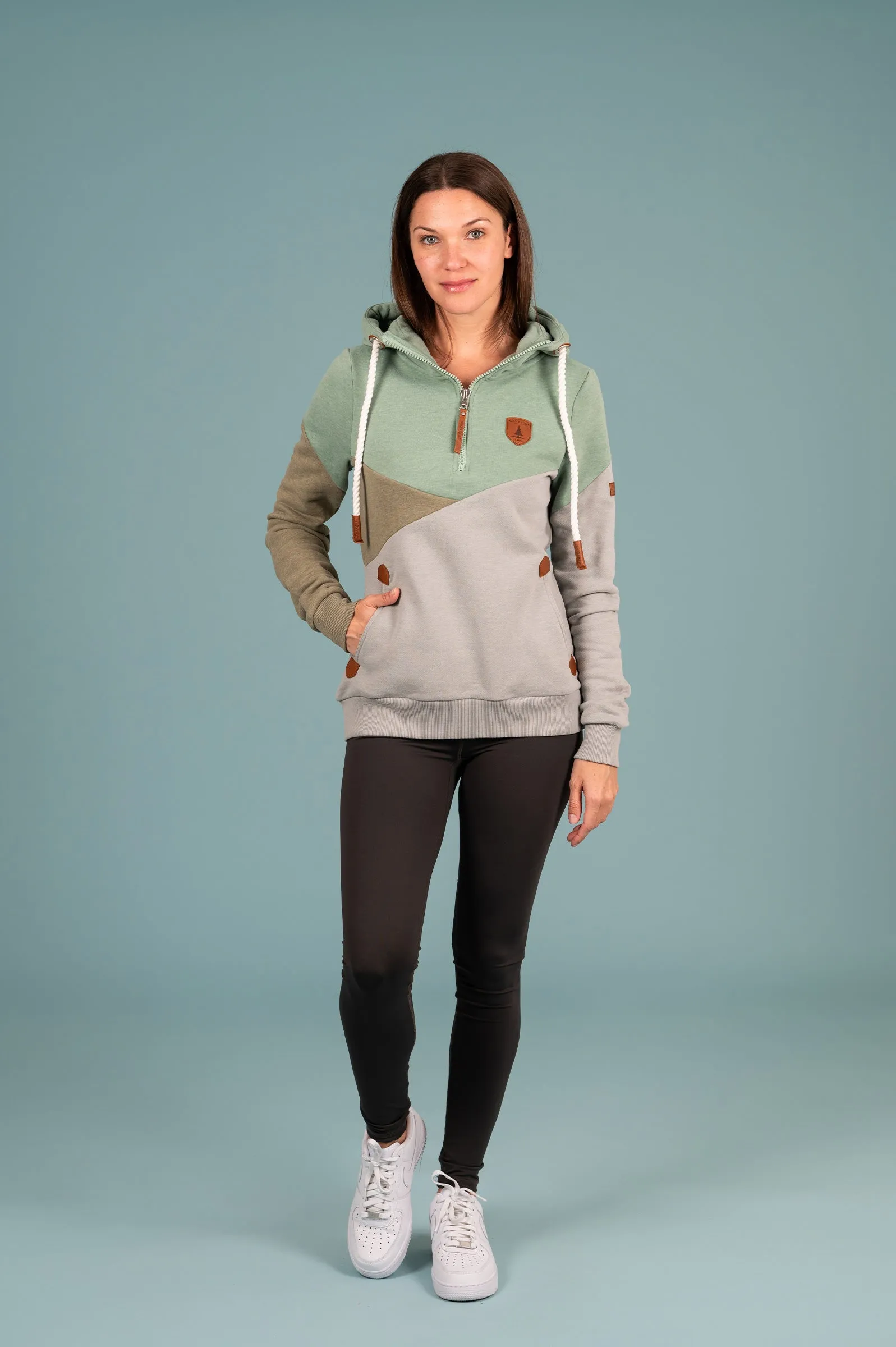 Roxy Surplus2 Mix Half-Zip Hoodie