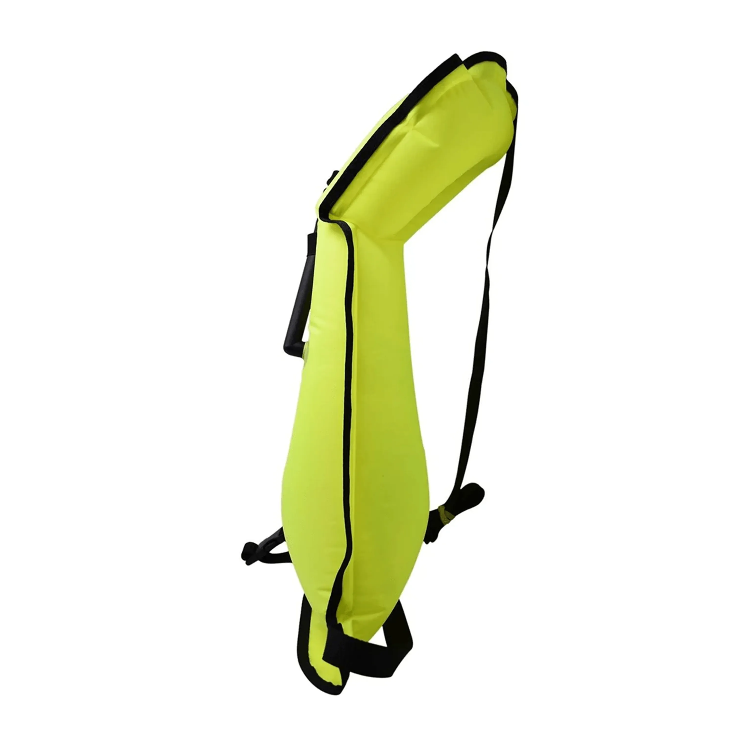 Scuba Choice Adult Neon Yellow Snorkel Vest with Name box, Large