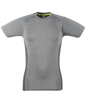 Slim fit t-shirt | Grey Marl/Grey