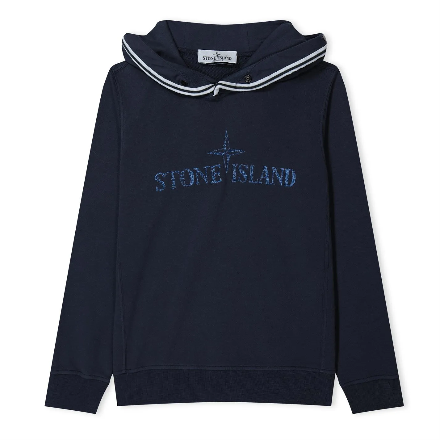 Stone Island Junior Embroidered Hoodie