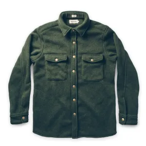 The Big Sur Jacket in Heather Olive Polartec