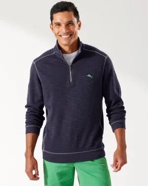 Tommy Bahama Tobago Bay Half Zip, Ocean Deep