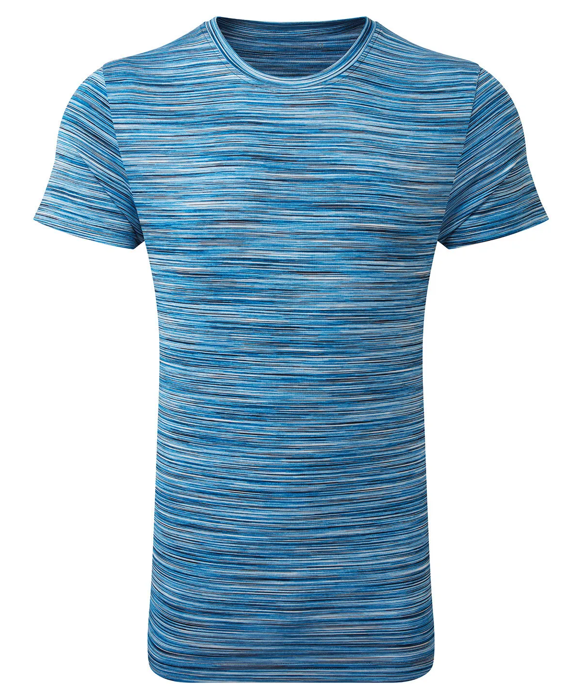 TriDri® space dye performance t-shirt | Blue/White