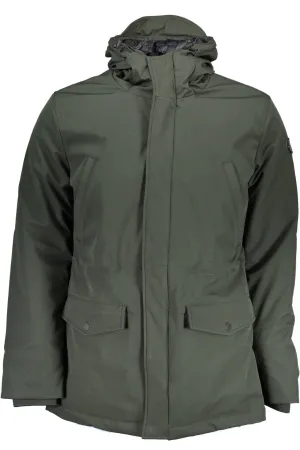 U.S. POLO ASSN. Green Polyester Men Jacket