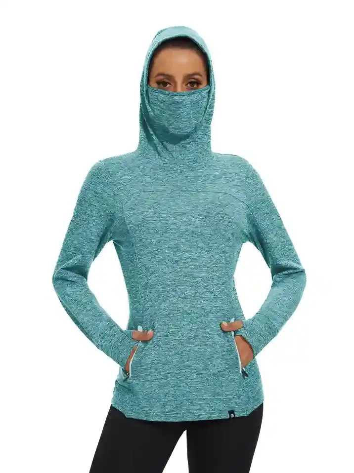 Women's Hooded Thermal Top with Neck Gaiter