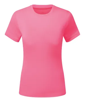 Womens TriDri® textured recycled tee | Lightning Pink